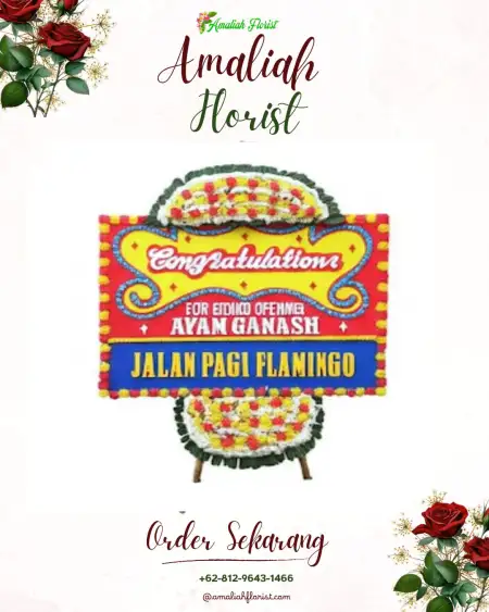 Sewa Papan Bunga Gedung Pernikahan Ciampea